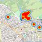 Amberden Estates - Hampstead listings heatmap