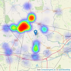 Amie Brooks Property Team - Powered by eXp UK, Selby listings heatmap