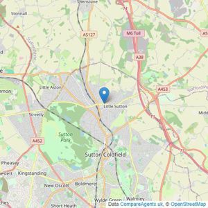 Amity Properties - Birmingham listings heatmap