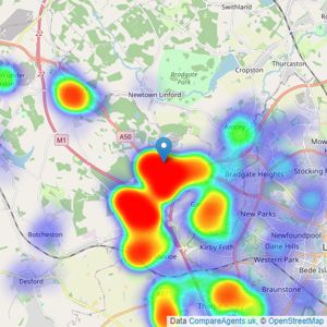 ANDERSON BRIGGS - Leicester listings heatmap