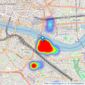 Anderson Rose - Tower Bridge listings heatmap