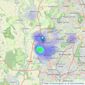 ANDREW COLE ESTATE AGENTS LIMITED - Kingswinford listings heatmap