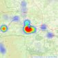 Andrew Coulson Property Sales & Lettings - Hexham listings heatmap