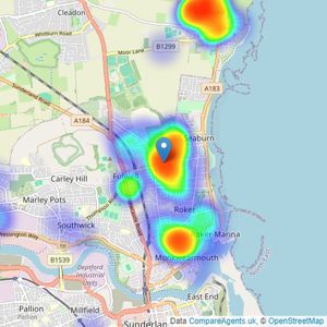 Andrew Craig - Fulwell listings heatmap