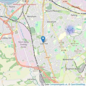 Andrew Craig Land & New Homes - Low fell listings heatmap