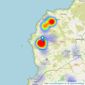 Andrew Exelby Estate Agents - St Just listings heatmap