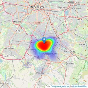 Andrew J Dawson - Cheadle listings heatmap