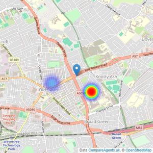 Andrew Louis - Liverpool listings heatmap