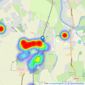 Andrew Milsom - Cookham listings heatmap