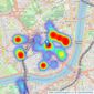 Andrew Reeves - Westminster & Pimlico listings heatmap