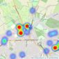 Andrew Ward - Barnet listings heatmap