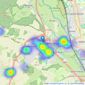 Andrews Estate Agents - Botley listings heatmap