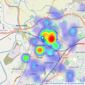 Andrews Estate Agents - Gloucester listings heatmap