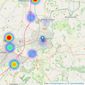 Andrews Estate Agents - New Homes - Gloucestershire listings heatmap