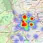 Andrews Estate Agents - Southville listings heatmap