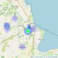 Anglesey Property Company - Benllech listings heatmap