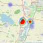 Annafield Estate Agents & Property Management - Buckden listings heatmap