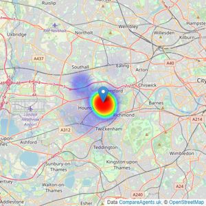 Anthony James Manser - Isleworth listings heatmap