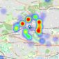 Anthony James - South East listings heatmap