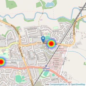 Anwyl Homes listings heatmap