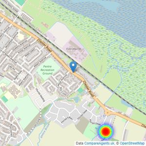 Anwyl Homes listings heatmap