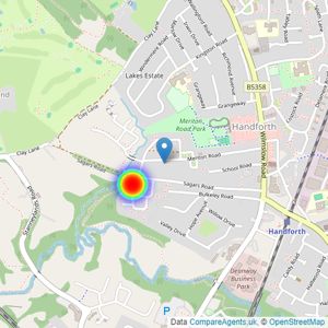 Anwyl Homes listings heatmap