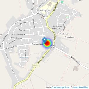 Anwyl Homes listings heatmap