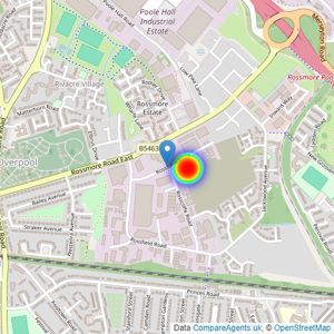 Anwyl Homes listings heatmap