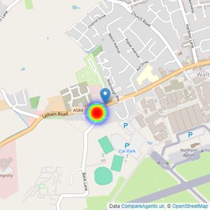 Anwyl Homes listings heatmap