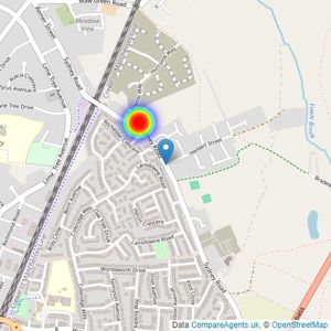 Anwyl Homes listings heatmap