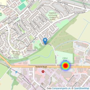 Anwyl Homes listings heatmap