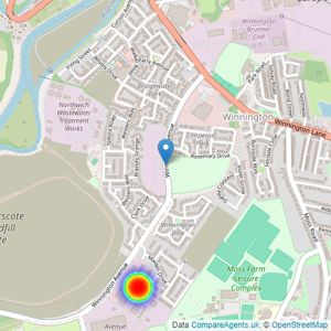 Anwyl Homes listings heatmap