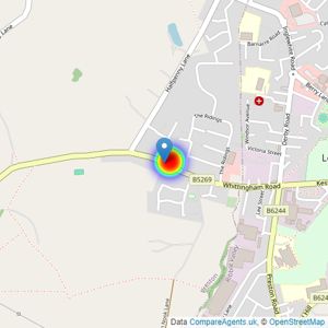 Anwyl Homes listings heatmap