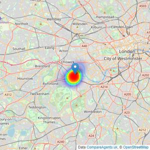 Apparent Properties - Barnes listings heatmap