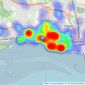 Appointmoor Estates - Westcliff-On-Sea listings heatmap