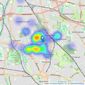 APX PROPERTIES - Bromley listings heatmap