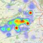 Archers - Sheffield listings heatmap