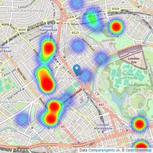 Arlington Residential - London listings heatmap