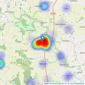 Arnolds Keys - Aylsham listings heatmap