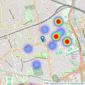 ARQ HOMES - East Ham listings heatmap