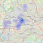 Arron James - Greenford listings heatmap