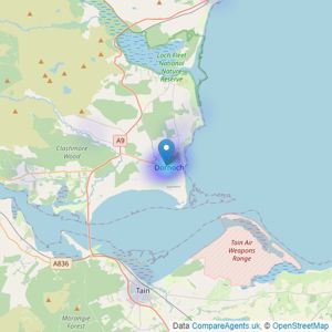 Arthur & Carmichael - Dornoch listings heatmap