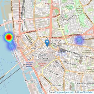 Ascend - Liverpool listings heatmap