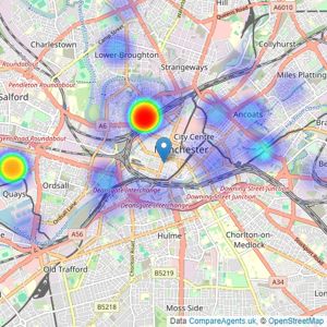 Ascend - Manchester listings heatmap