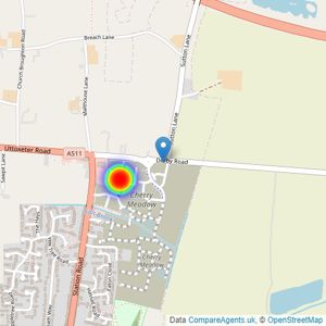 Ashberry Homes (East Midlands) listings heatmap