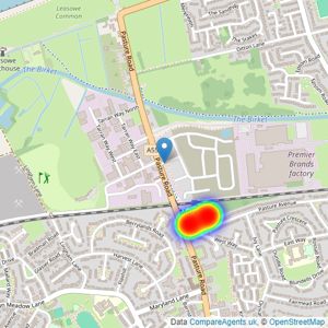 Ashberry Homes (North West) listings heatmap