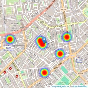 Ashdown Marks - London listings heatmap