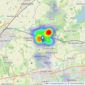 Ashton White - Billericay listings heatmap