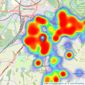 Ashtons Estate Agency - Stockton Heath listings heatmap