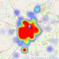 Ashtons Estate Agents - York listings heatmap